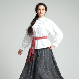 Блуза Катерина, хлопок- фото 1